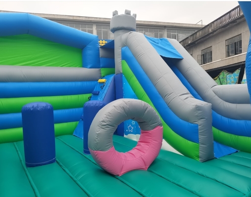 Casa inflável de salto do leão-de-chácara do castelo do partido do divertimento para a alameda do quintal