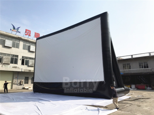 Tela de filme inflável comercial com projetor/20 Ft exteriores de tela de filme inflável para o evento