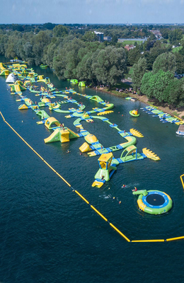 Parques infláveis da água do divertimento do OEM fora dos parques Digitas Pringting da água