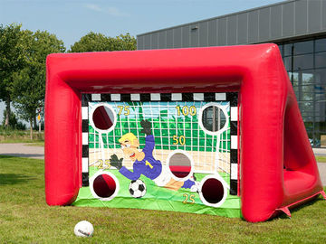 O Portable inflável exterior dos jogos dos esportes caçoa o objetivo inflável do futebol do futebol