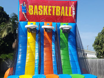 0,55 aros de basquetebol infláveis gigantes dos jogos interativos infláveis de encerado do PVC