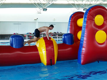 Corrediça do divertimento comercial do Aqua/curso de obstáculo infláveis explosão da água para a piscina