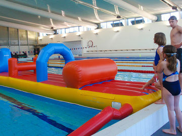 do parque inflável do Aqua do PVC de 0.9mm curso de obstáculo inflável da água para crianças