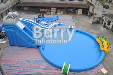 Equipamento exterior inflável personalizado do parque de diversões do elefante grande para crianças