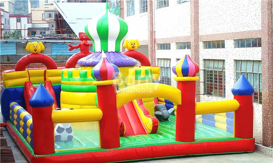 BSCI Slide Bouncy Castles Bouncers infláveis ​​internos para Play Center Jumper Playground