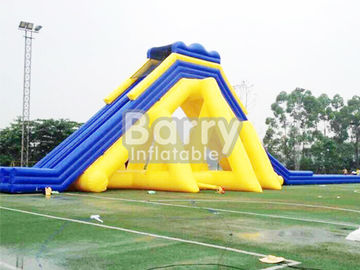 Corrediça inflável comercial gigante amarela/azul/corrediça inflável adulta