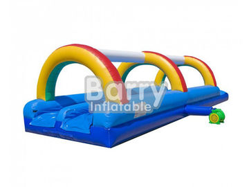 Deslizamento da corrediça de água do arco-íris comercial e corrediça infláveis infláveis para crianças