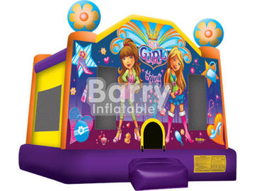As crianças Party o leão-de-chácara inflável dos desenhos animados/Moonwalk inflável com os painéis diferentes da arte