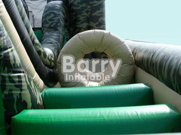 0,55 cursos de obstáculo militares infláveis do curso de obstáculo do exército do PVC para adultos
