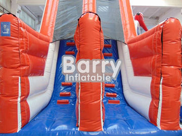 Jogos infláveis gigantes do curso de obstáculo da explosão dos adultos PVC de 30 x de 8 x de 7m 0.9mm