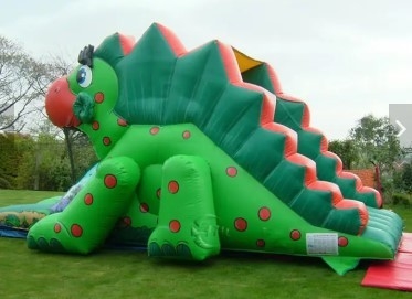 Tamanho personalizado Slides de água infláveis Dinossauro Casa de salto para crianças
