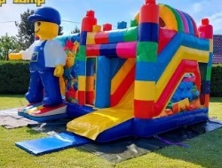Parque de diversões Bounce House Jogos Bloco Festa Combinação inflável