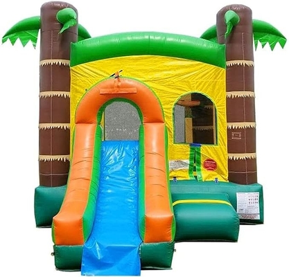 Casa inflável de salto com escorrega para crianças