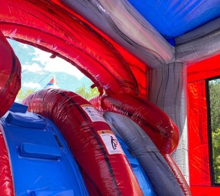 Aluguer de castelo de barbante de PVC Balão de salto inflável