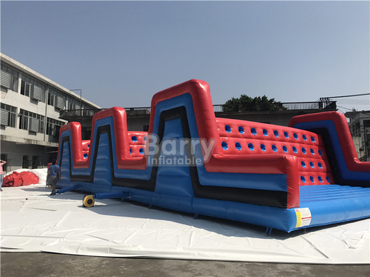 Jogos de desporto ao ar livre 5k obstáculos inflável para gigante comercial combo inflável