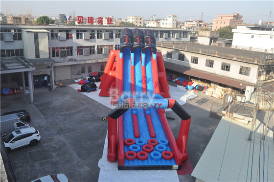 Insane Inflatable 5K Eventos de Obstáculos 2023 Cor Vermelho e Azul