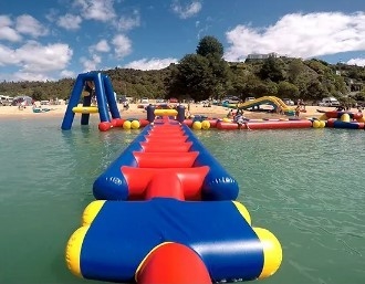 Ilha Gigante parque aquático inflável deslizantes de água flutuantes anti-UV