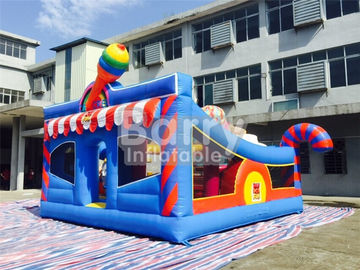 divertimento Bouncy inflável crianças do castelo de 6 * de 5,7 * de 4.3m com elementos do esporte