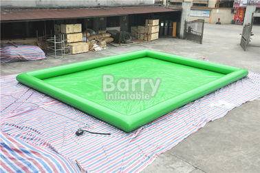 Bens materiais personalizados verde de grande encerado portátil do PVC da associação de água