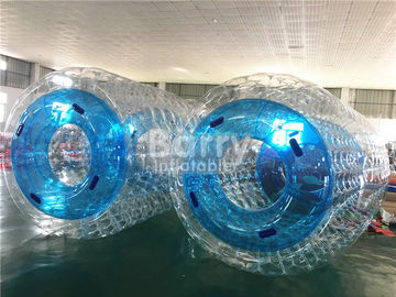 A associação inflável feita sob encomenda impermeável brinca o rolo da água azul para crianças/adultos