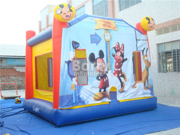 Casa interna do salto de Mickey Mouse do leão-de-chácara inflável do partido das crianças com ventilador