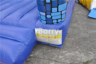 do bloco azul inflável do leão-de-chácara do PVC de 0.55mm castelo Bouncy da casa para o festival de Dia das Bruxas