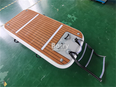 Instalação fácil Pequena Instalação Pessoal Inflável Jet Ski Dock Flutuante Para Barco