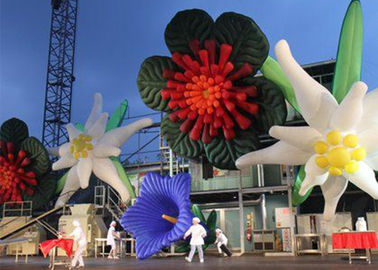 flores infláveis decorativas de 8m para decorações do casamento com material de encerado do PVC