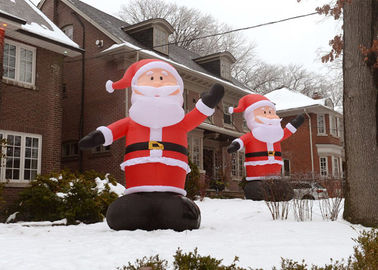 Produtos infláveis feito-à-medida da propaganda Natal inflável Santa para o festival