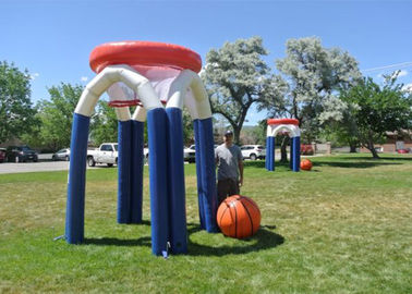 Aro de basquetebol dos jogos dos esportes de Customzied/campo de básquete infláveis gigantes com PVC de 0.55mm