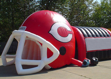Túnel inflável roxo do futebol dos jogos dos esportes para o evento/propaganda
