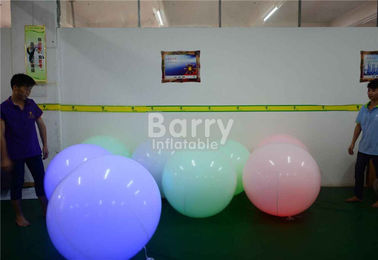 O controle inflável do toque do diodo emissor de luz Balloons balões coloridos do diodo emissor de luz da bola da luz do controle do toque para o partido