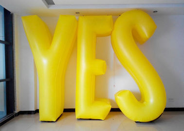 Logotipo inflável gigante das letras de pano inflável exterior dos produtos 3d Oxford da propaganda