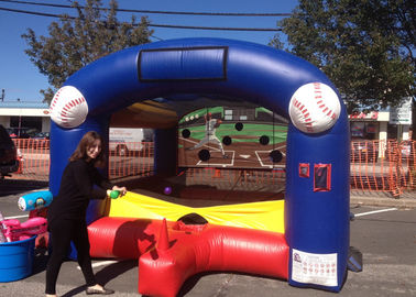 Os adultos caçoam jogos infláveis dos esportes/o jogo basebol inflável do alvo com PVC