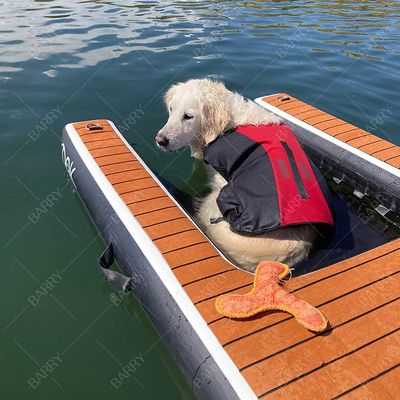 Cães Jogos de Água Inflável Cachorrinho Planca Cã Rampa Pet Rampa Planca Plataforma Flutuante Para Venda Rampa Cão Inflável