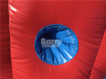 Escalada inflável exterior gigante vermelha corrida, do curso de obstáculo 5K do evento obstáculo 5K inflável