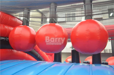 Jogo inflável Wrecking Ball 5K inflável do curso de obstáculo dos esportes insanos de encerado do PVC de Plato