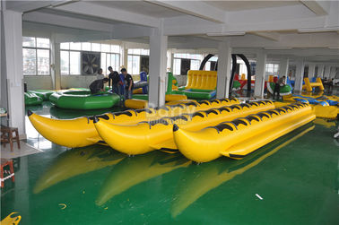 Tubo inflável do barco de banana de encerado PVC resistente da pessoa ou do Customzied do anúncio publicitário dos 8