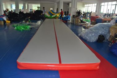 Esteira inflável exterior da ginástica da trilha de ar/esteira de salto inflável personalizada