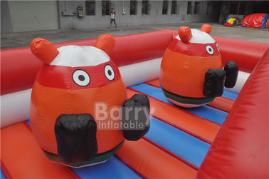 Campo de jogos inflável feito sob encomenda da criança, cidade inflável especial do divertimento que encaixota o tema de Bull