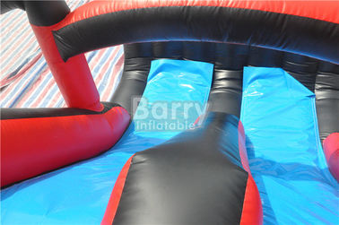Corrediça combinado inflável redonda do salto do navio de pirata, leões-de-chácara infláveis para o partido das crianças