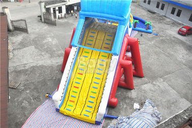 corrediça inflável gigante para crianças, 1 - 3 anos de encerado do PVC de 0.55mm de garantia