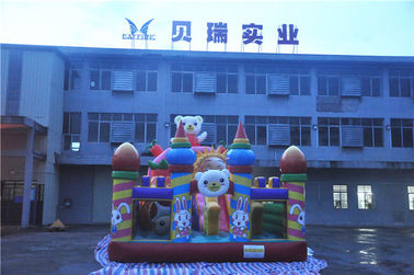 Tema animal do divertimento inflável gigante do elogio do campo de jogos da criança CE-habilitado