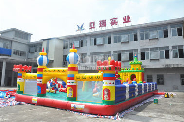 Ostente o castelo Bouncy inflável do tema, equipamento interno do jogo das crianças do PVC de 0,55 milímetros