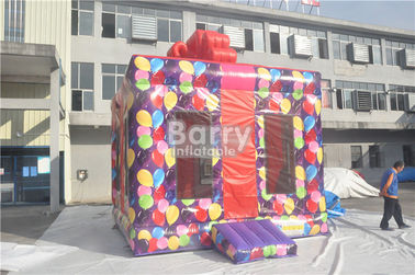 Crianças leão-de-chácara inflável, casa de salto inflável da festa de anos das crianças