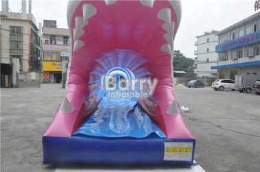 corrediças de água infláveis de encerado do PVC de 0.55mm para crianças, corrediça inflável afiada feita sob encomenda do deslizamento n