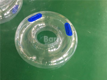 O único tubo transparente, flutuador do divertimento brinca o anel inflável da natação da água