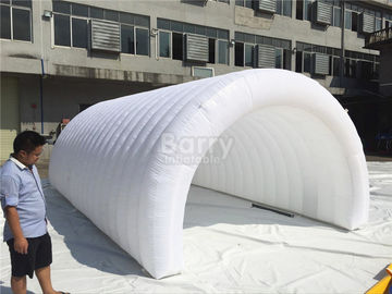 Barraca inflável apertada do evento do ar branco, barraca inflável do túnel de Diy com diodo emissor de luz