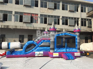 corrediça inflável da casa do salto de encerado do PVC de 0.55mm combinado para crianças