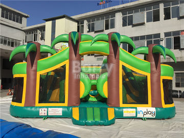 Campo de jogos inflável da criança do parque temático, castelo Bouncy inflável